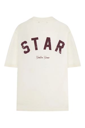 White cotton T-shirt GOLDEN GOOSE | GUP01873P00242111616